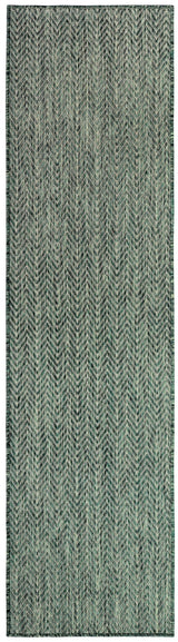 Nourison Horizon Indoor/Outdoor HOZ02 Green Contemporary Area Rugs