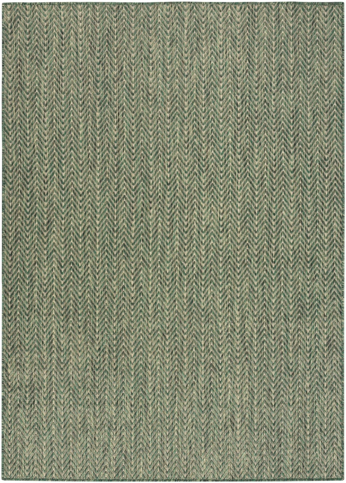 Nourison Horizon Indoor/Outdoor HOZ02 Green Contemporary Area Rugs