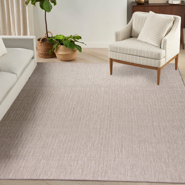Nourison Horizon Indoor/Outdoor HOZ02 Grey Contemporary Area Rugs