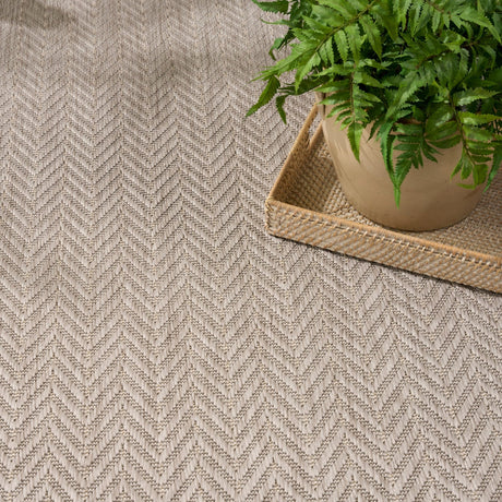 Nourison Horizon Indoor/Outdoor HOZ02 Grey Contemporary Area Rugs