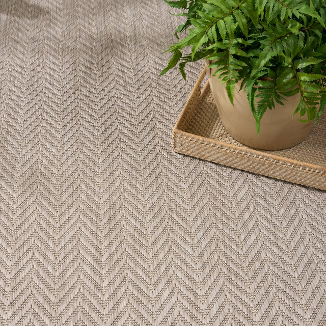 Nourison Horizon Indoor/Outdoor HOZ02 Grey Contemporary Area Rugs