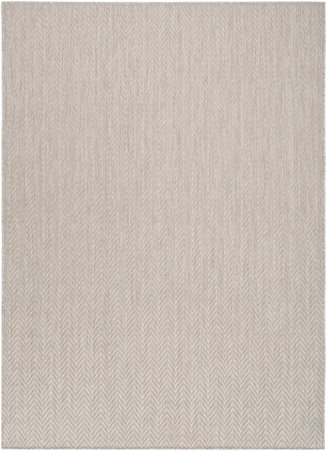 Nourison Horizon Indoor/Outdoor HOZ02 Grey Contemporary Area Rugs