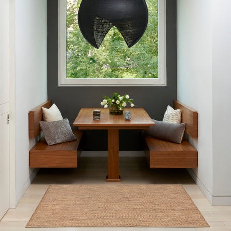 Nourison Horizon Indoor/Outdoor HOZ02 Natural Contemporary Area Rugs