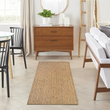 Nourison Horizon Indoor/Outdoor HOZ02 Natural Contemporary Area Rugs