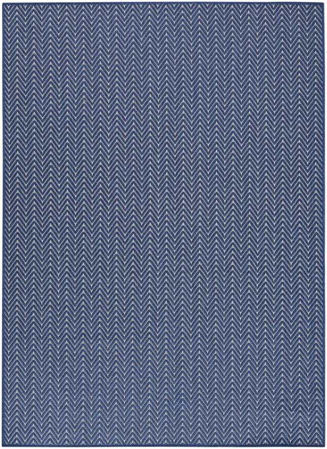 Nourison Horizon Indoor/Outdoor HOZ02 Navy Contemporary Area Rugs
