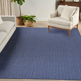 Nourison Horizon Indoor/Outdoor HOZ02 Navy Contemporary Area Rugs