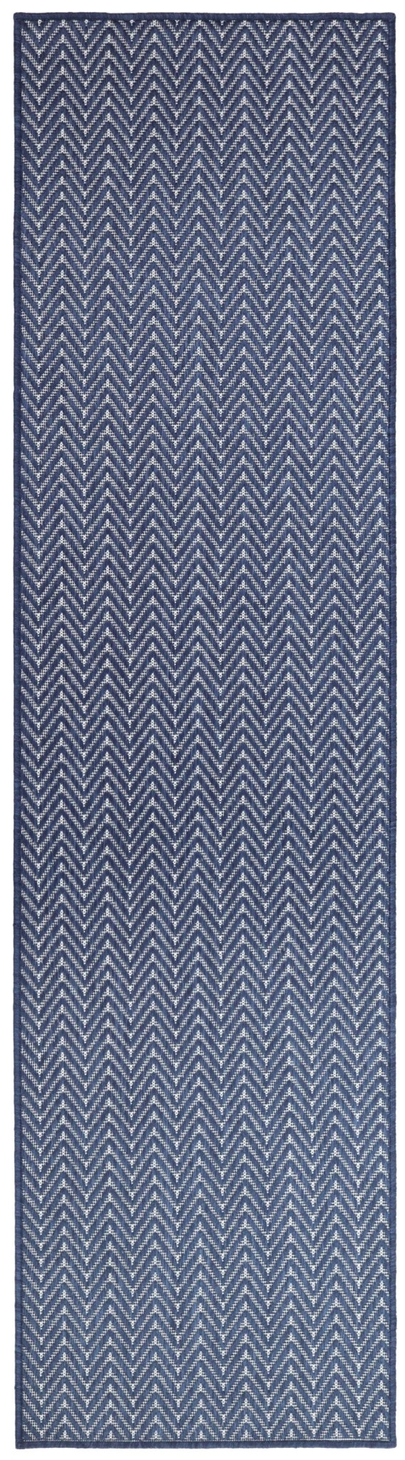 Nourison Horizon Indoor/Outdoor HOZ02 Navy Contemporary Area Rugs
