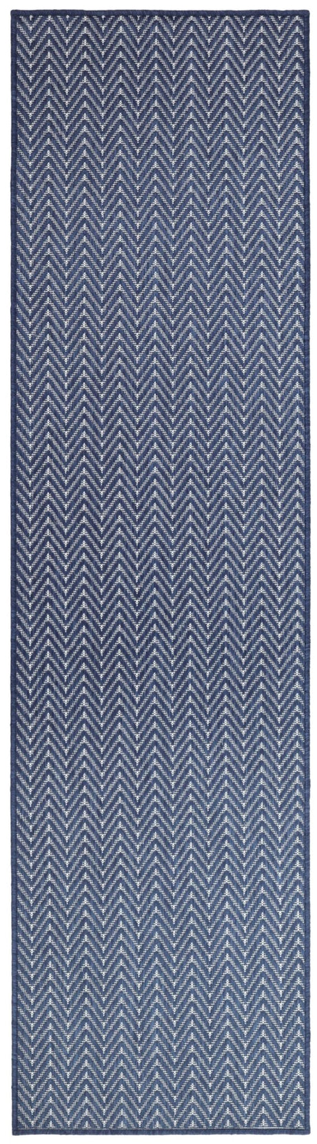 Nourison Horizon Indoor/Outdoor HOZ02 Navy Contemporary Area Rugs