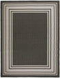 Nourison Horizon Indoor/Outdoor HOZ03 Black Contemporary Area Rugs