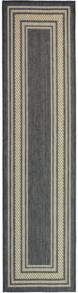 Nourison Horizon Indoor/Outdoor HOZ03 Charcoal Contemporary Area Rugs