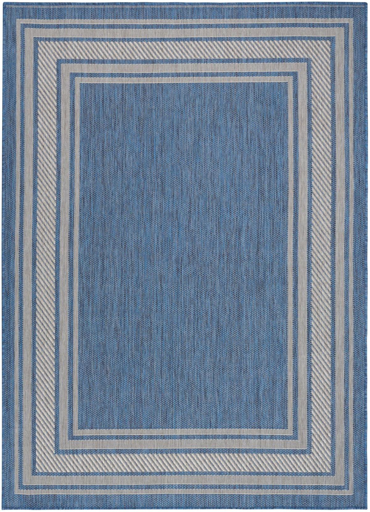 Nourison Horizon Indoor/Outdoor HOZ03 Denim Contemporary Area Rugs