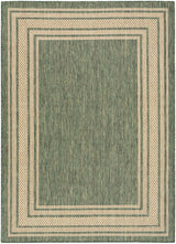 Nourison Horizon Indoor/Outdoor HOZ03 Green Contemporary Area Rugs