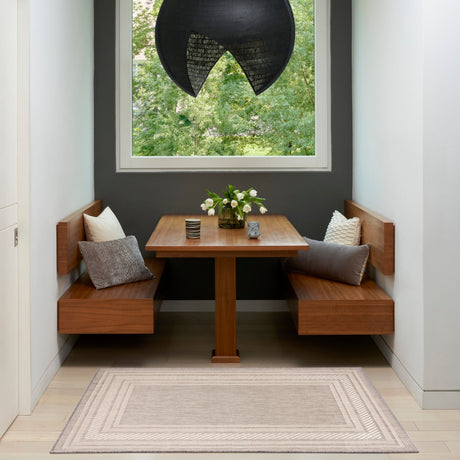 Nourison Horizon Indoor/Outdoor HOZ03 Grey Contemporary Area Rugs