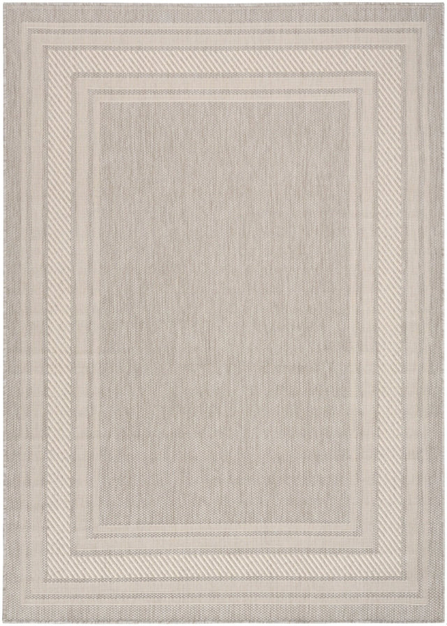Nourison Horizon Indoor/Outdoor HOZ03 Grey Contemporary Area Rugs