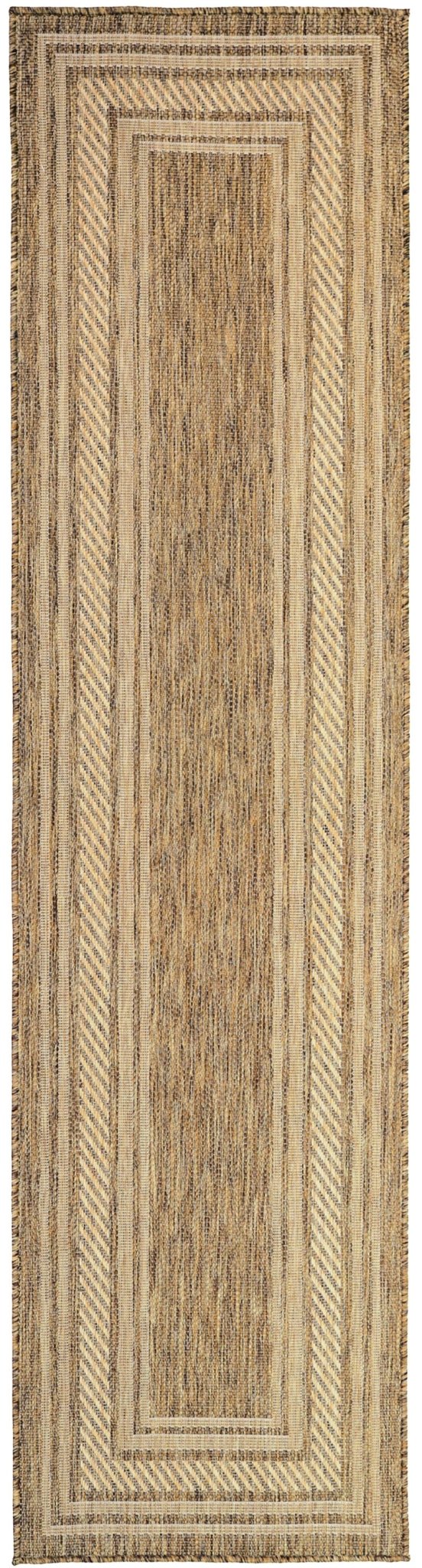 Nourison Horizon Indoor/Outdoor HOZ03 Natural Contemporary Area Rugs