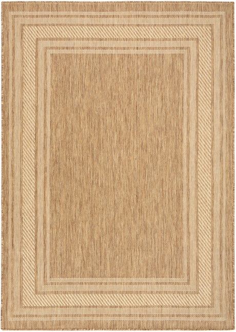 Nourison Horizon Indoor/Outdoor HOZ03 Natural Contemporary Area Rugs