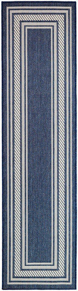Nourison Horizon Indoor/Outdoor HOZ03 Navy Contemporary Area Rugs
