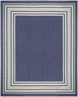 Nourison Horizon Indoor/Outdoor HOZ03 Navy Contemporary Area Rugs