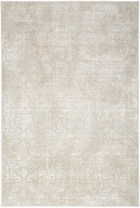 Nourison Iliana Ili01 Beige Grey Rug - Nourison - 99446908520