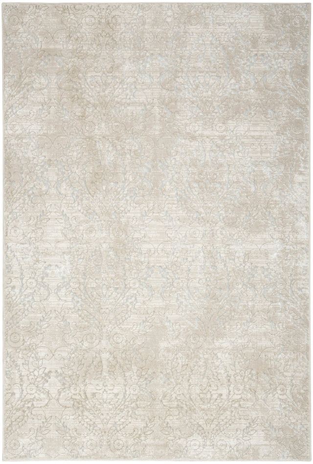 Nourison Iliana Ili01 Beige Grey Rug - Nourison - 99446908520