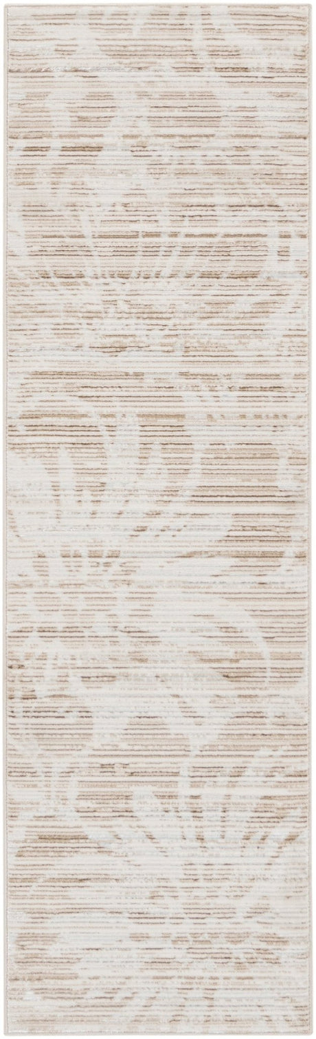 Nourison Iliana Ili02 Ivory Grey With Gold Accents Rug - Nourison - 99446908575