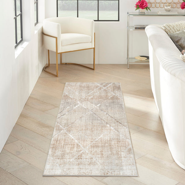 Nourison Iliana Ili03 Grey Mocha Rug - Nourison - 99446909183