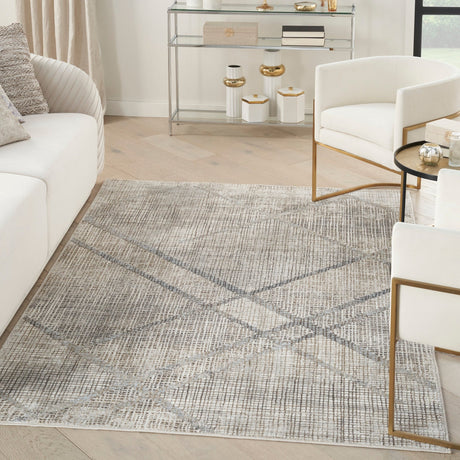 Nourison Iliana Ili03 Grey Mocha Rug - Nourison - 99446909190