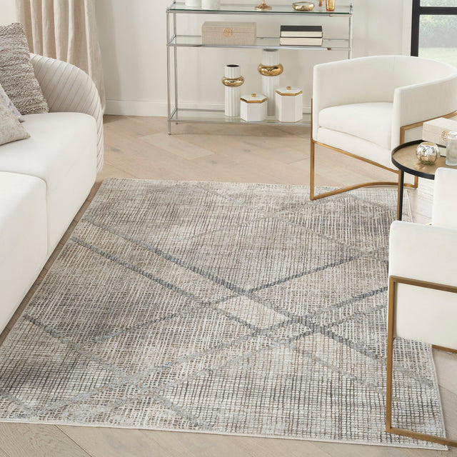 Nourison Iliana Ili03 Grey Mocha Rug - Nourison - 99446909190