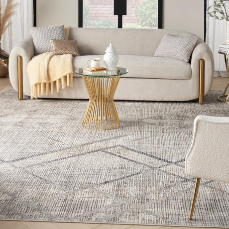 Nourison Iliana Ili03 Grey Rug - Nourison - 99446909138