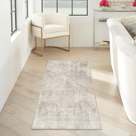 Nourison Iliana Ili03 Grey Rug - Nourison - 99446909138