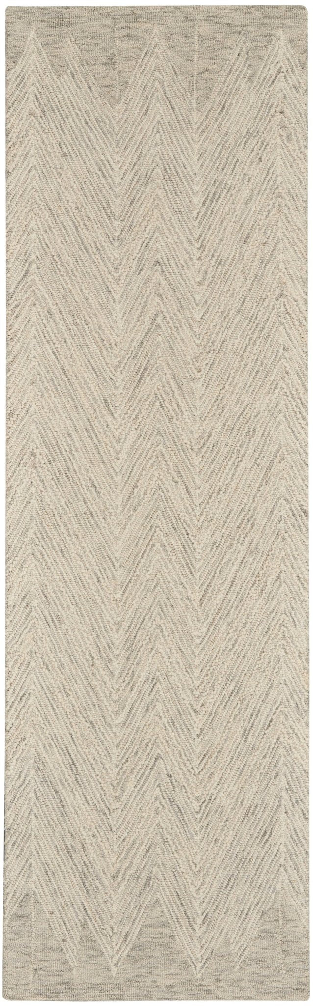 Nourison Interlock Itl04 Ivory/Grey Rugs - Nourison - 99446786050