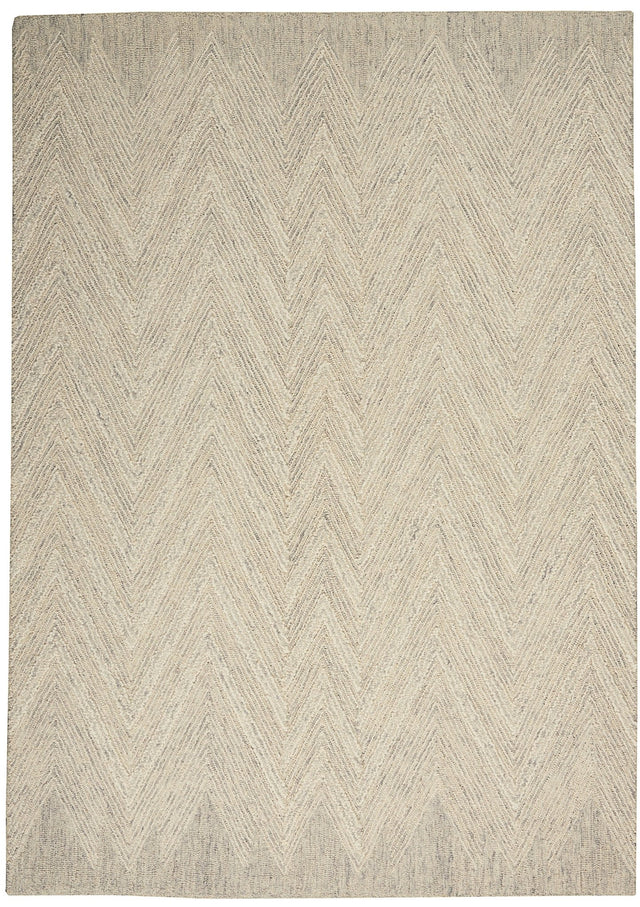 Nourison Interlock Itl04 Ivory/Grey Rugs - Nourison - 99446786067