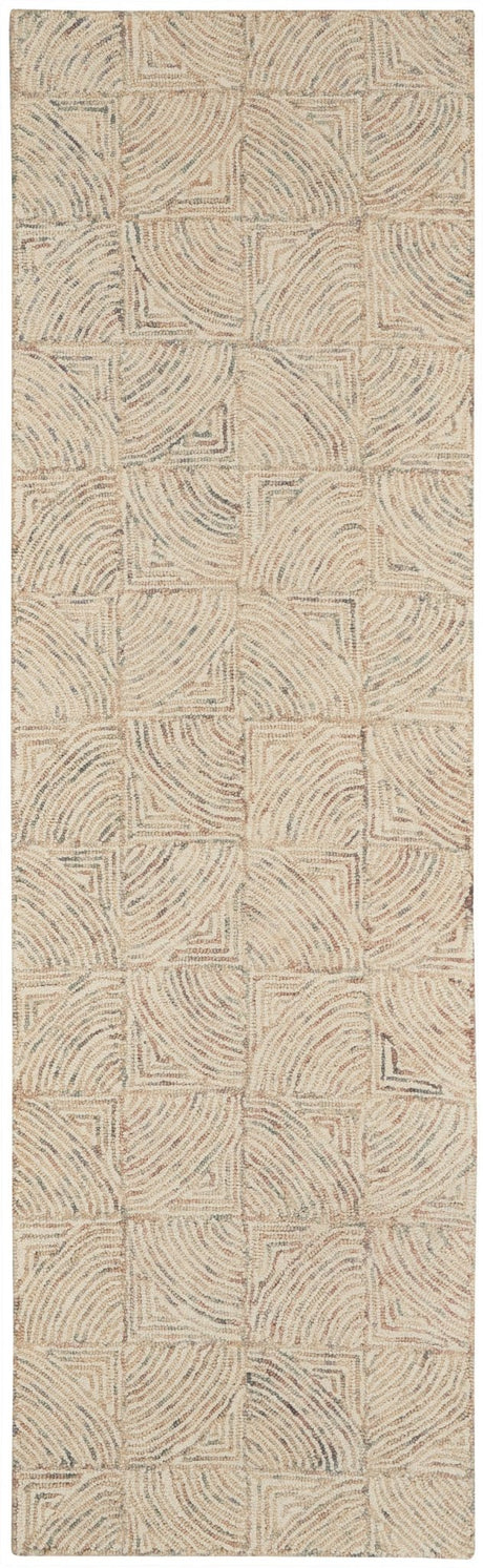 Nourison Interlock Itl05 Ivory/Multi Rugs - Nourison - 99446786098