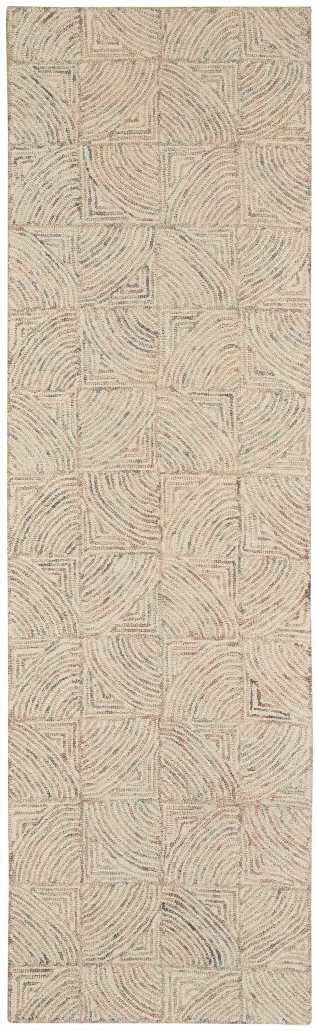 Nourison Interlock Itl05 Ivory/Multi Rugs - Nourison - 99446786098