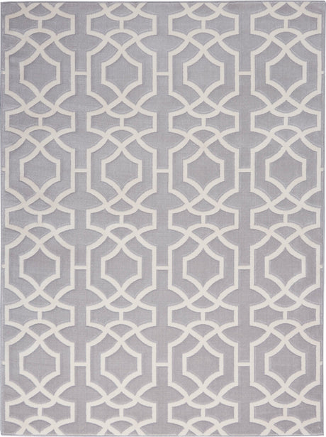 Nourison Joli Imhr2 Grey/White Rugs - Nourison - 99446764669