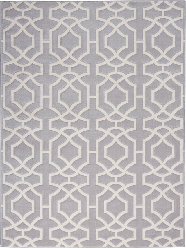 Nourison Joli Imhr2 Grey/White Rugs - Nourison - 99446764669