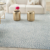 Nourison Joli Imhr4 Ivory/Blue/Grey Rug - Nourison - 99446108838
