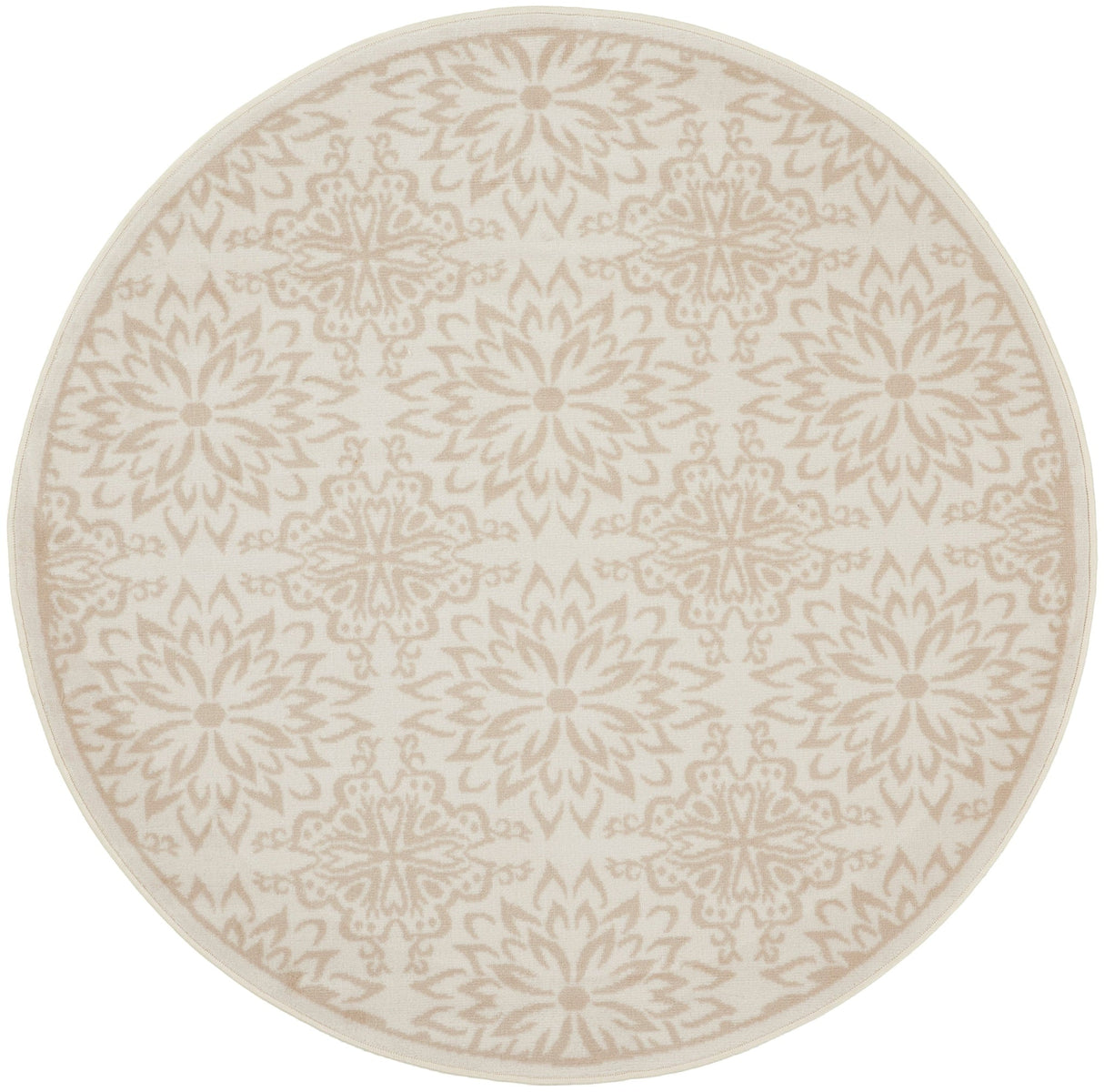 Nourison Jubilant Jub06 Ivory Beige Rug - Nourison - 99446975492