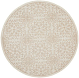 Nourison Jubilant Jub06 Ivory Beige Rug - Nourison - 99446975492