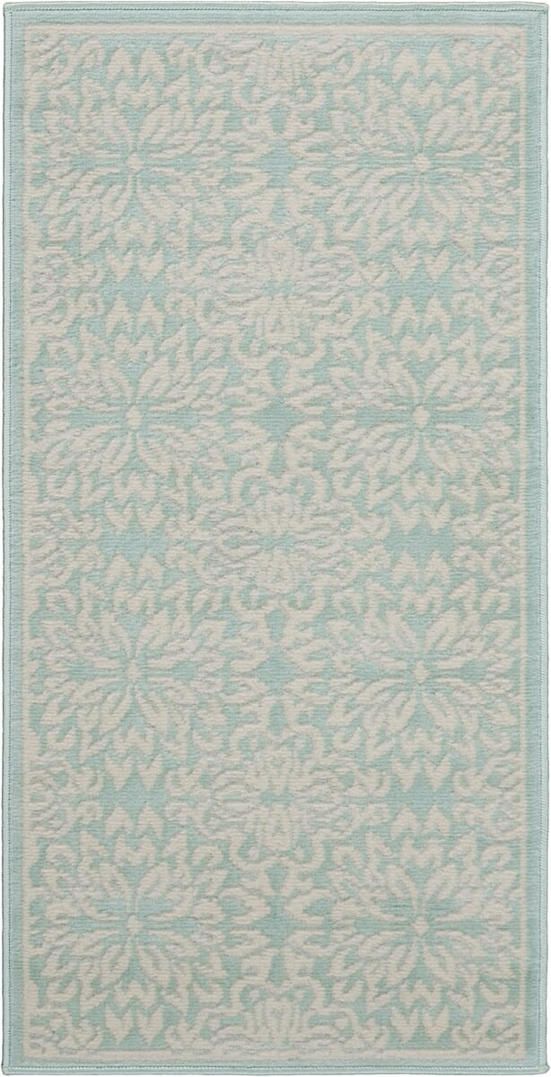 Nourison Jubilant Jub06 Ivory / Green Rugs - Nourison - 99446478252