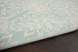 Nourison Jubilant Jub06 Ivory / Green Rugs - Nourison - 99446478252