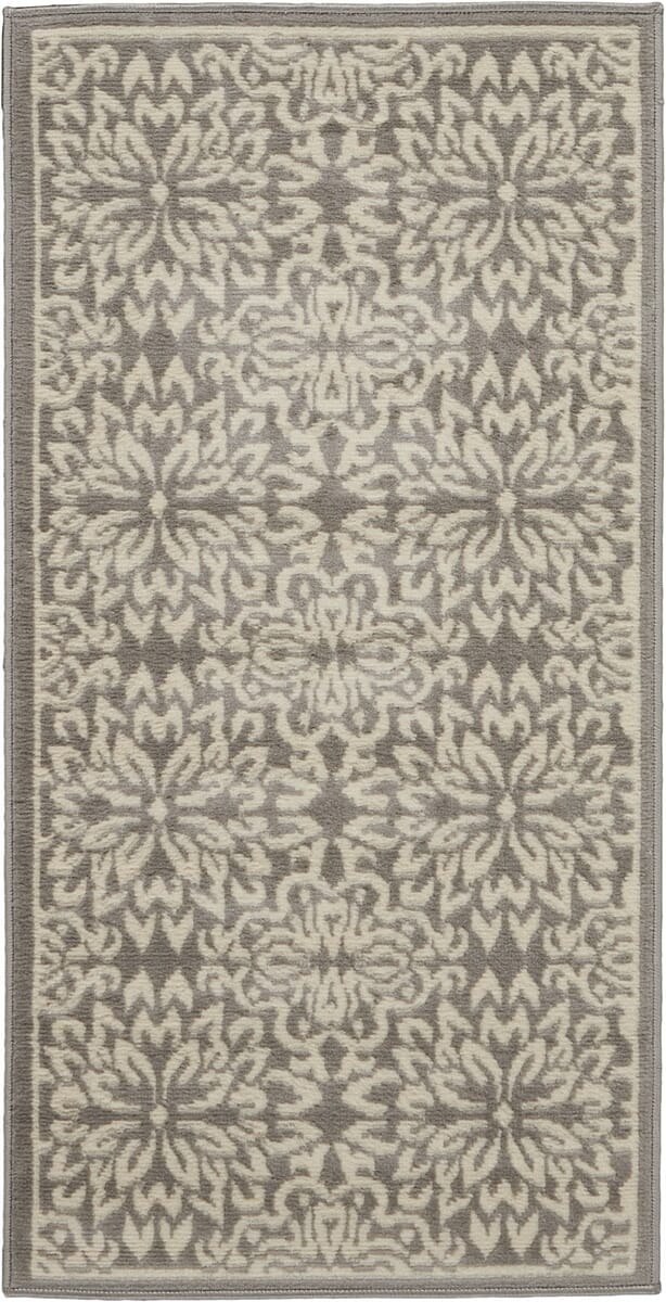 Nourison Jubilant Jub06 Ivory / Grey Rugs - Nourison - 99446478337