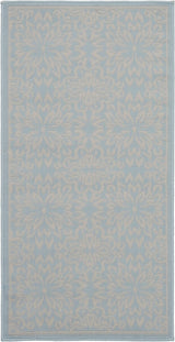 Nourison Jubilant Jub06 Ivory / Light Blue Rugs - Nourison - 99446478436