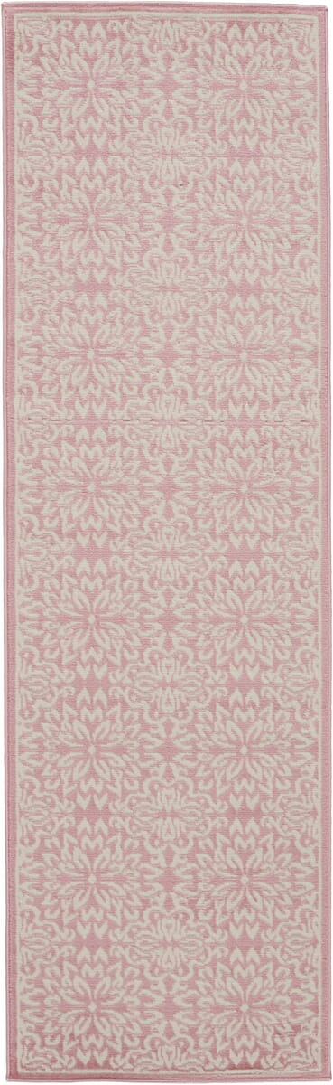 Nourison Jubilant Jub06 Ivory / Pink Rugs - Nourison - 99446478528