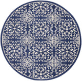 Nourison Jubilant Jub06 Navy/Ivory Rug - Nourison - 99446777348