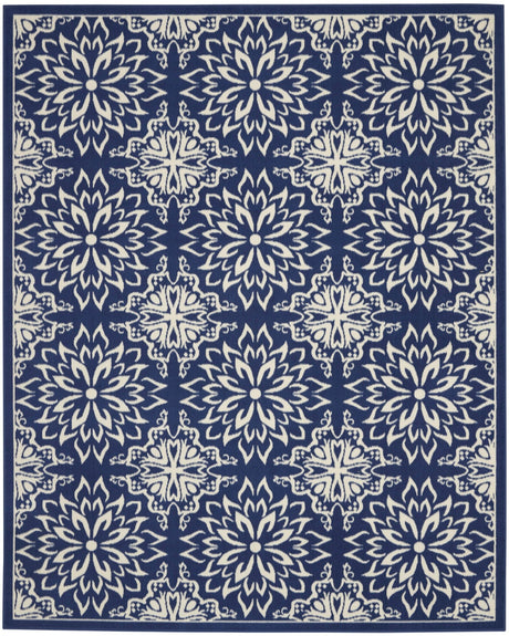 Nourison Jubilant Jub06 Navy/Ivory Rug - Nourison - 99446857187