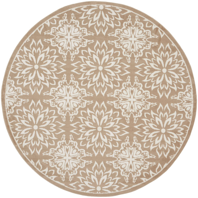 Nourison Jubilant Jub06 Taupe Rug - Nourison - 99446975577