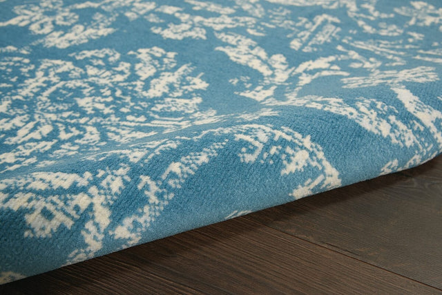 Nourison Jubilant Jub09 Blue Rugs - Nourison - 99446478665