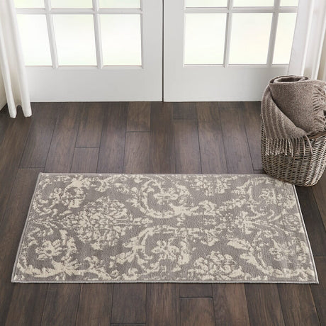 Nourison Jubilant Jub09 Grey Rugs - Nourison - 99446478894