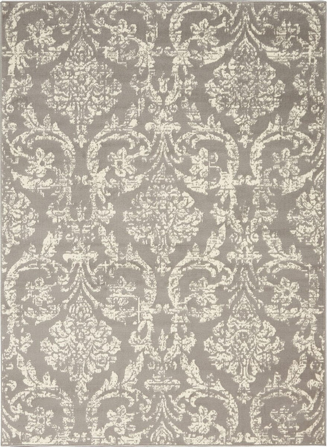 Nourison Jubilant Jub09 Grey Rugs - Nourison - 99446478894